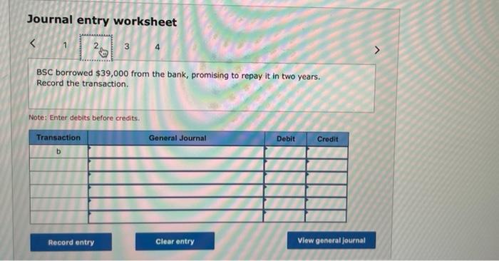 LO 2-5] [The following information applies to the questions displayed below] Business