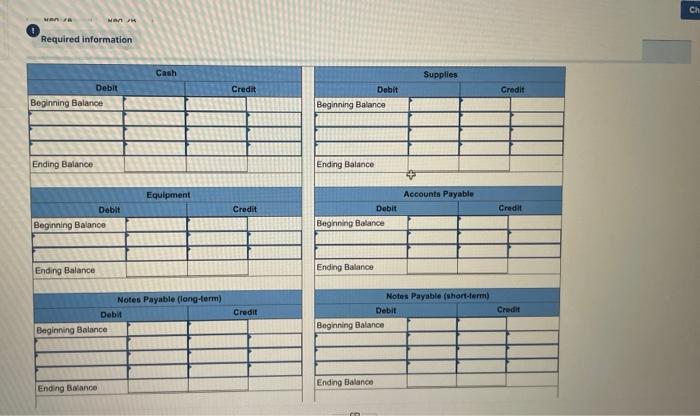 the bank, promising to repay it in two years. (c) Bought computer