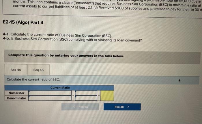 signing a promissory note for $5,000 due in six months. This loan