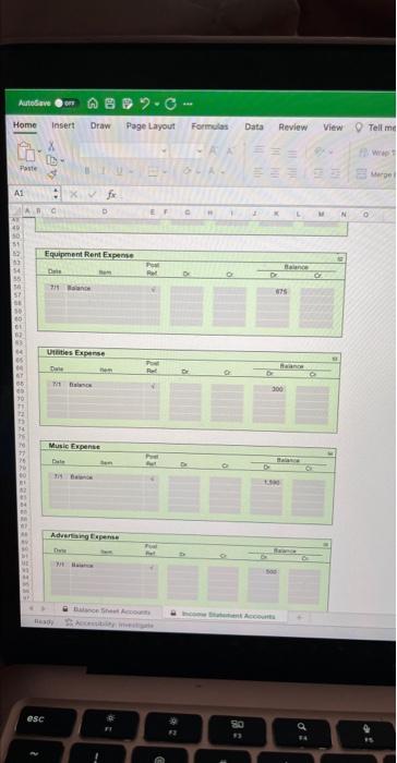 completed spreadsheet for the remaining parts of this Continuing Problem. Be sure