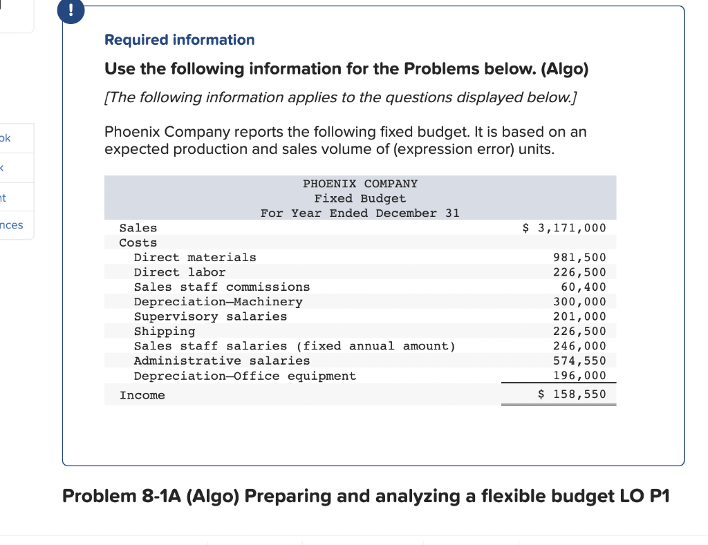 ok < t ! Required information Use the following information for the