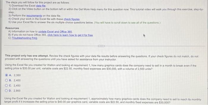 6 Less: Fixed Expenses 7 Operating Income 8 9 10 Monthly Target