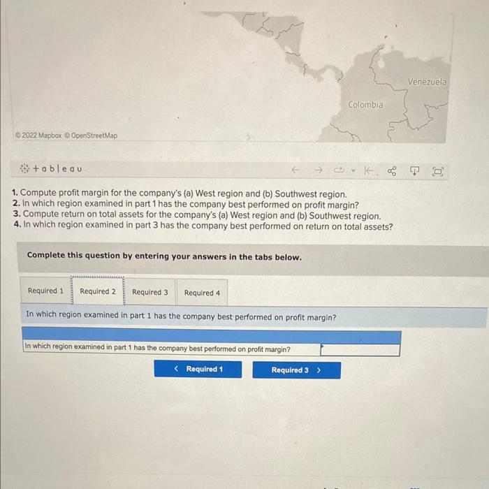 by Sayko Corporation to help analyze its regional operations in the contiguous