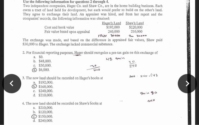 Use the following information for questions 2 through 4. Two independent companies,