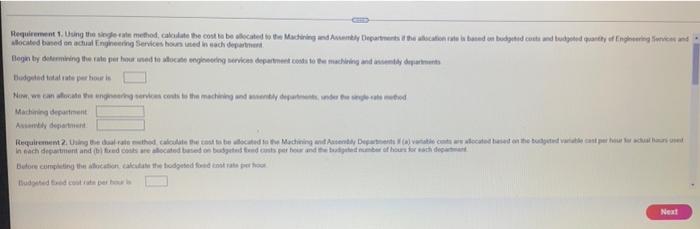 the Engineering Services Department (Click the icon to view the budget data