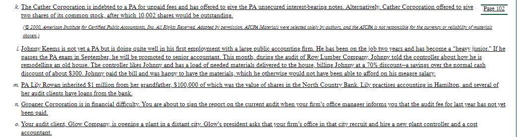 the rules of conduct; interpretations thereof; and related rulings on independence, integrity,