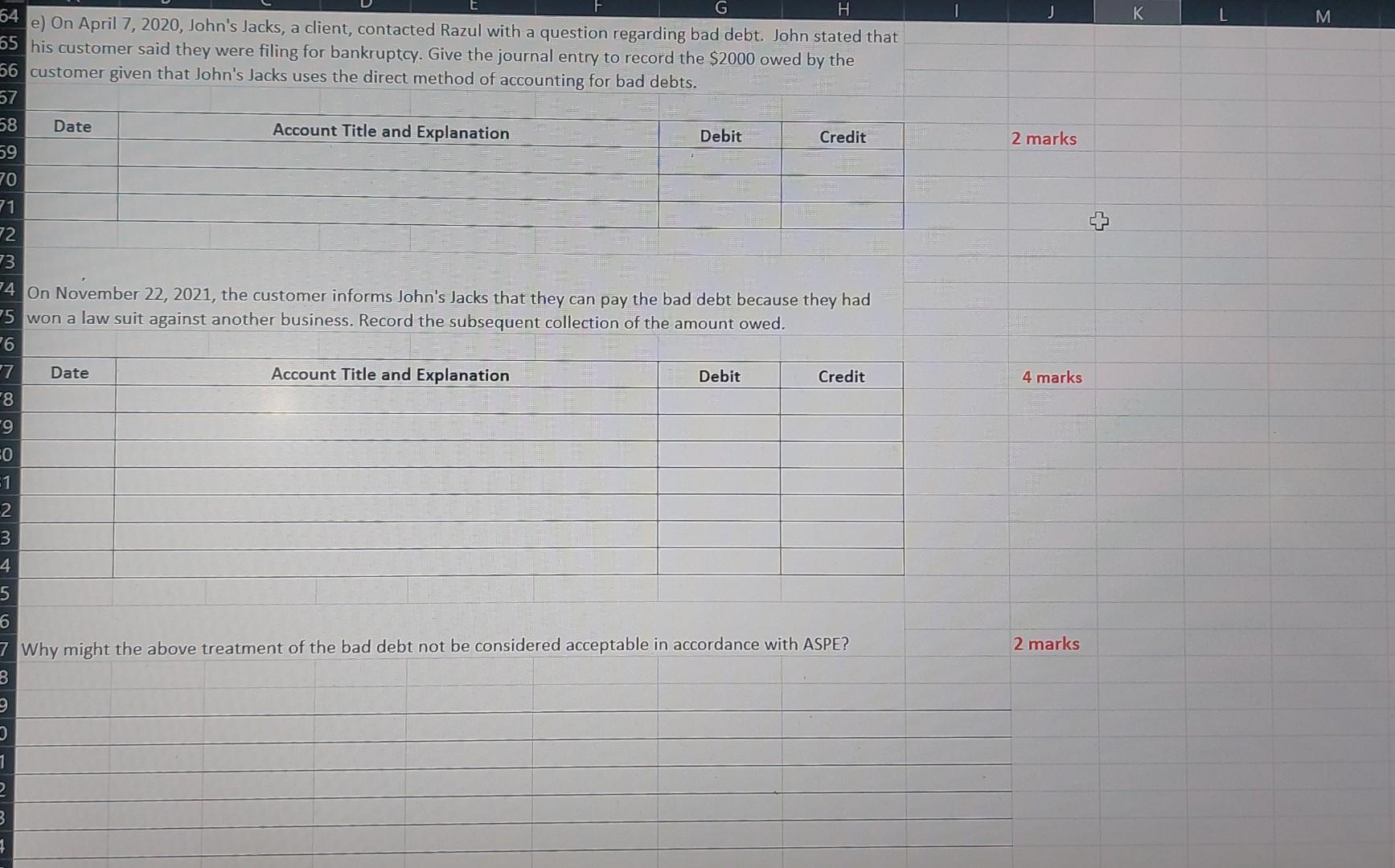 decided to start a partnership called SA Consulting on January 1, 2020.