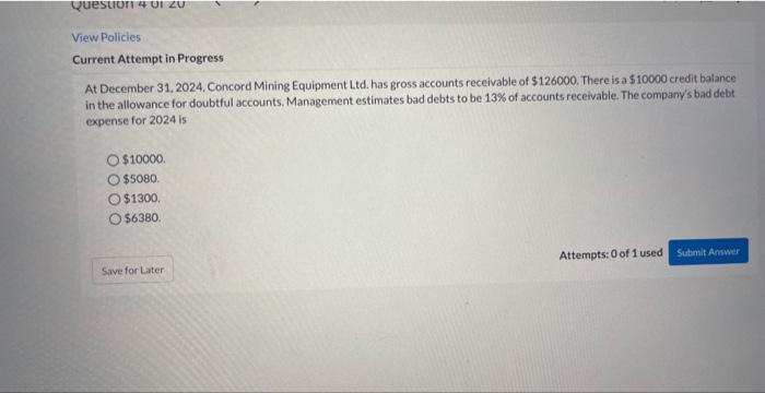 for the company at December 31, 2024. The company uses the percentage