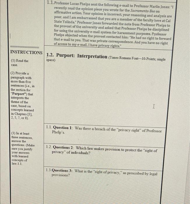 INSTRUCTIONS (1) Read the case (2) Provide a paragraph with more than