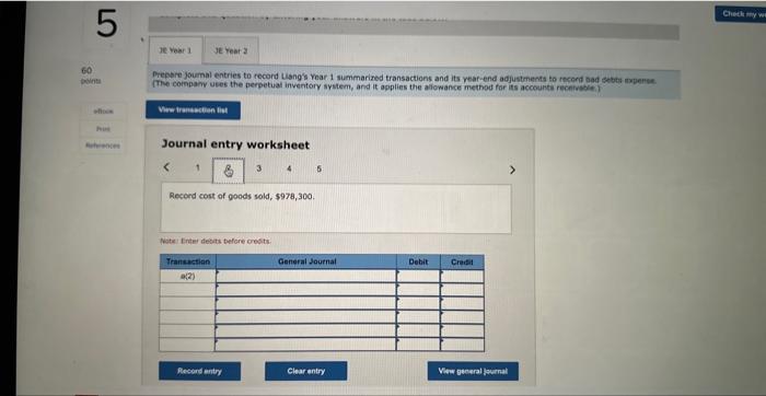 bad debts adjustments LO C1, P2, P3 Liang Company began operations in