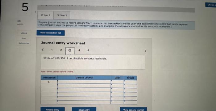 Year 1. During its first two years, the company completed a number