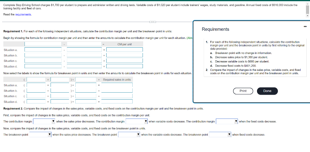 Complete Stop Driving School charges $1,700 per student to prepare and administer