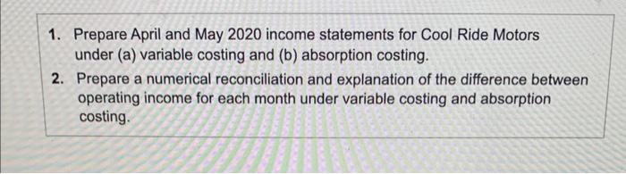 520 7 Manufacturing cost per unit produced $ 9,000 $ 9,000 8