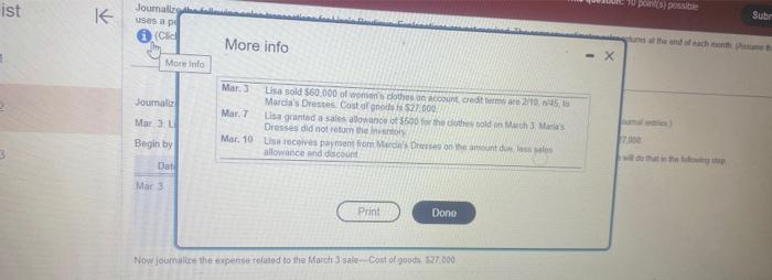 for Lisa's Boutique Explanations are not required. The company estimates sales returns