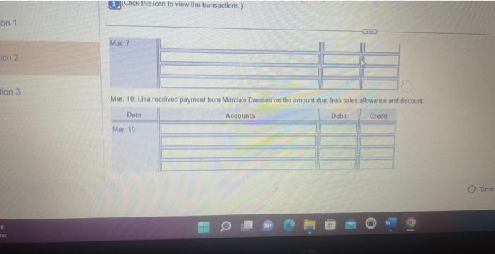 inventory system and records sales at the net amount) (Click the icon