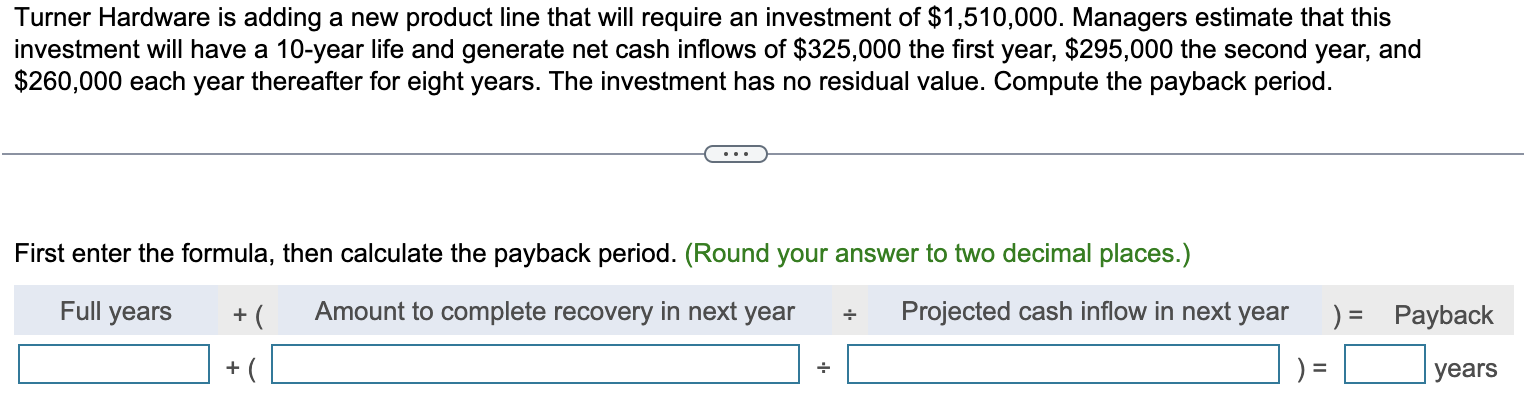 Turner Hardware is adding a new product line that will require an