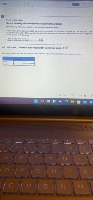 Required information Use the following information for Quick Studies below) The folowing