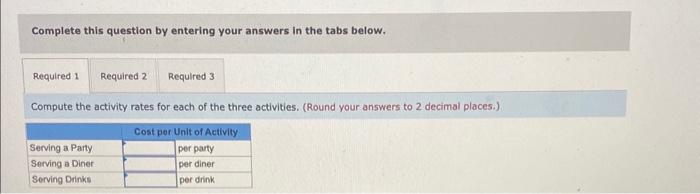 of Serving Customers [LO4-2, LO4-3, LO4-4] Gino's Restaurant is a popular restaurant