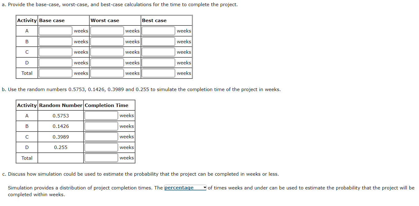 D) that must be performed sequentially. The probability distributions for the time