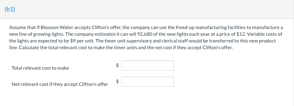 producer of greenhouse irrigation systems. Currently, the company manufactures the timer unit