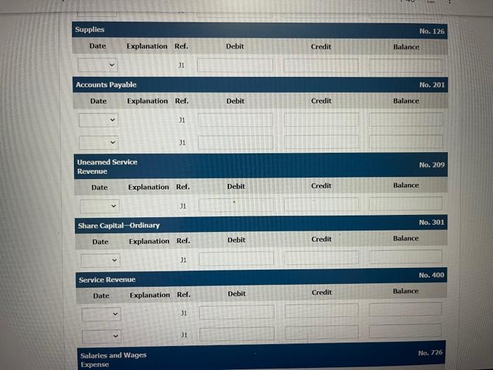 1 Hired a secretary-receptionist at a salary of 686 per week payable