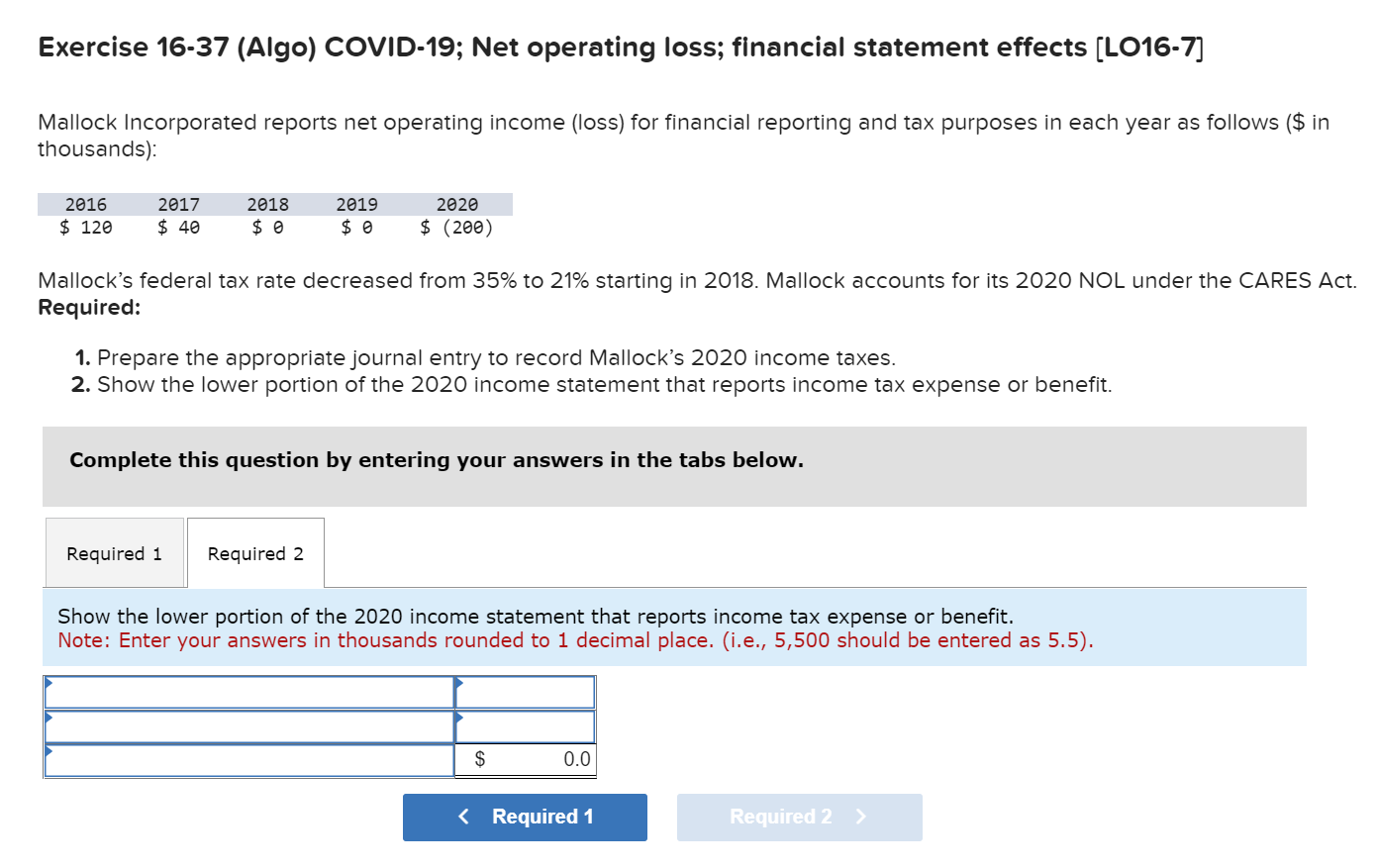 Incorporated reports net operating income (loss) for financial reporting and tax purposes