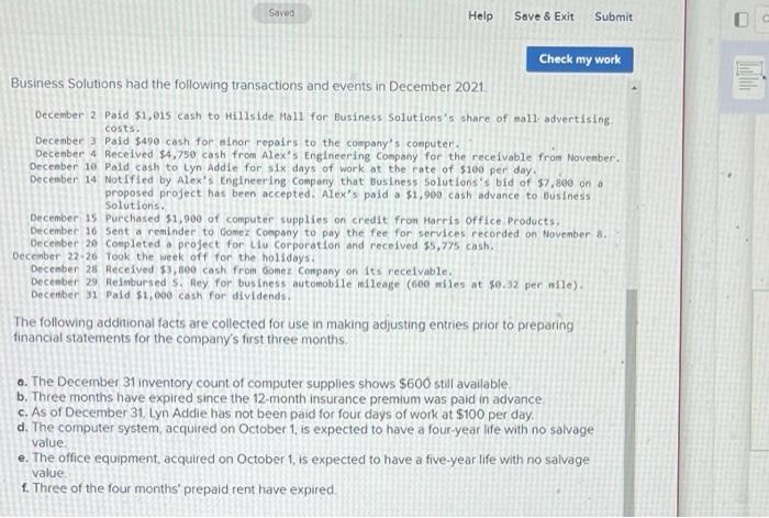 my work SP 3 Serial Problem Business Solutions (Algo) LO P1, P2,