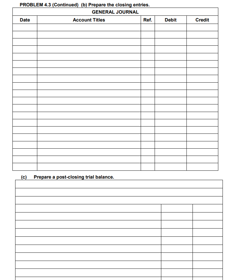 Cr. Dr. Cr. 101 Cash 8,800 112 Accounts Receivable 10,800 130 Prepaid