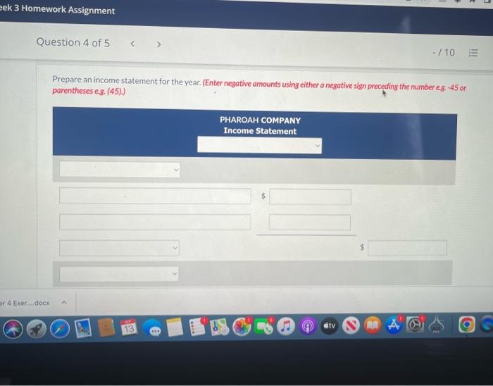 items are for Pharoah Company at year-end, July 31, 2022. Salaries and