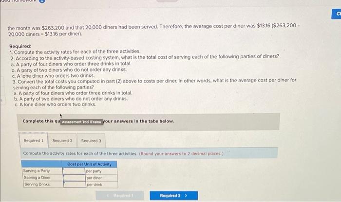 of Serving Customers [LO4-2, LO4-3, LO4-4] Gino's Restaurant is a popular restaurant