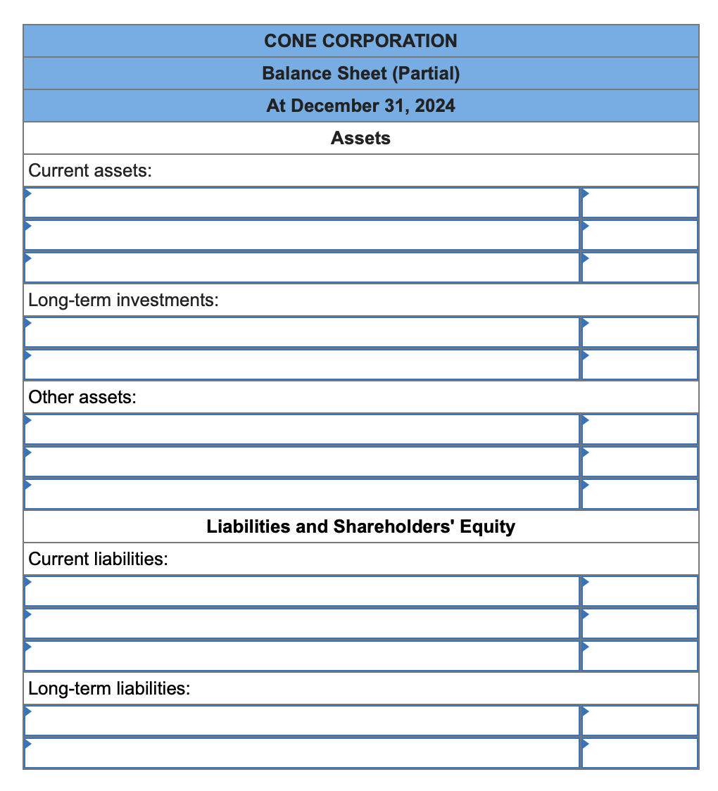 Corporation is in the process of preparing its December 31, 2024, balance