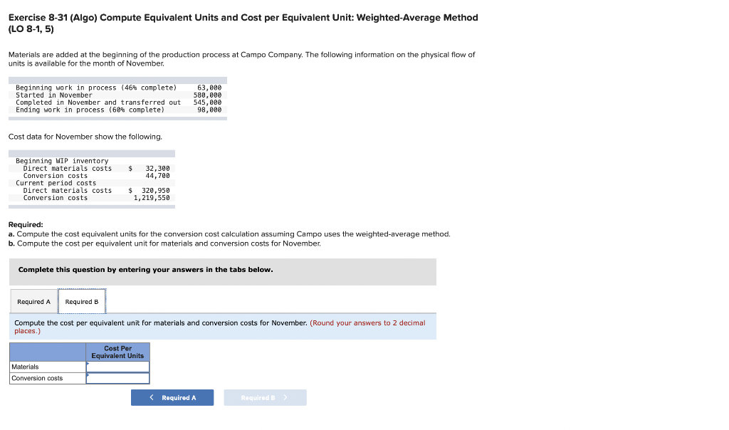 Method (LO 8-1,5) Materials are added at the beginning of the production