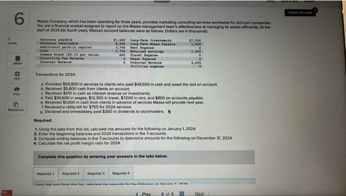 Mc 6 Massa Company, which has been operating for three years, provides