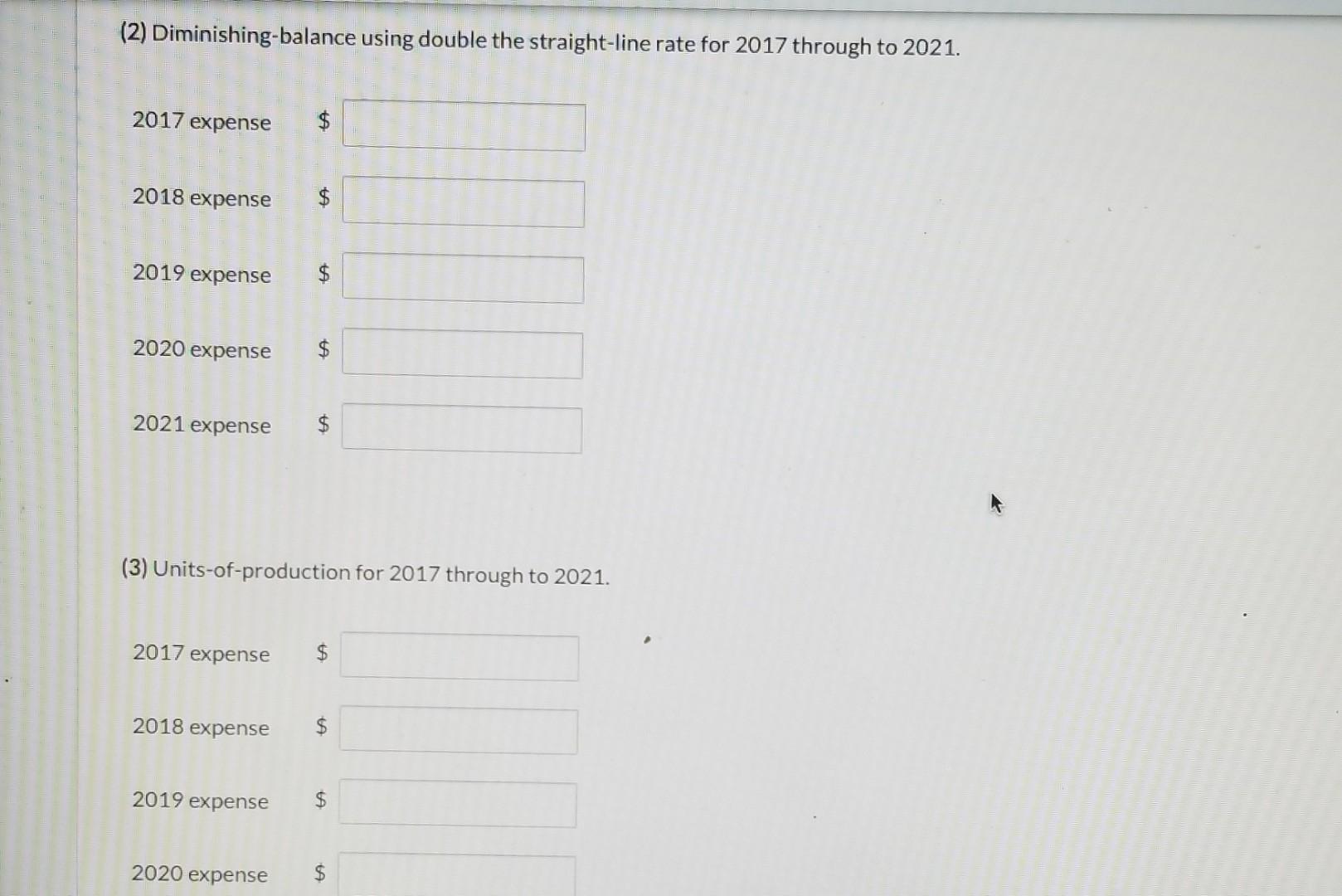 4, 2017, at a cost of $172,000. The company estimated that the