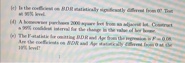 from a community in 2013. Let Price denote the selling price (in