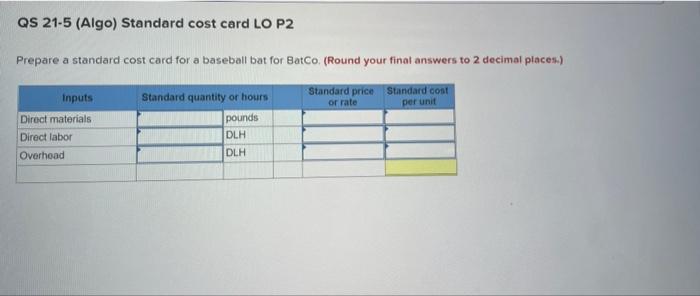 [The following information applies to the questions displayed below.] BatCo makes baseball