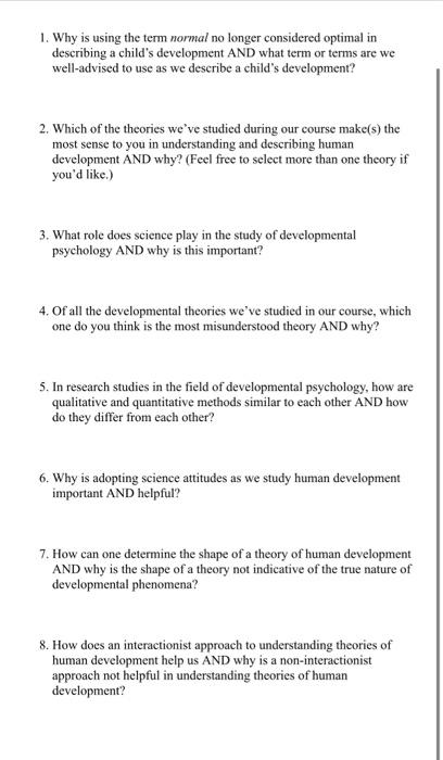 1. Why is using the term normal no longer considered optimal in