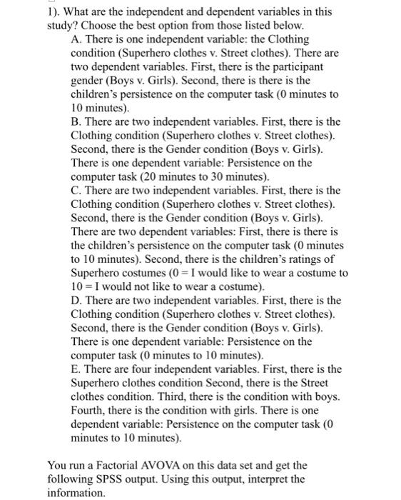 #3 and #4). The study focused on looking at how persistent boys