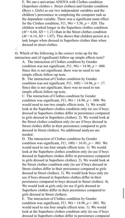 Crash Course #5, imagine that you focus on the two conditions where
