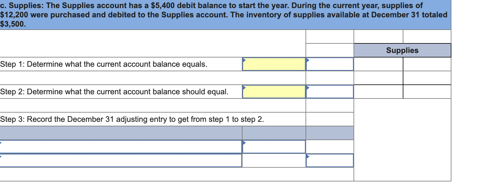 account balance equals. Step 2: Determine what the current account balance should