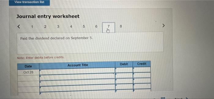 stockholders of record. 28 Paid the dividend declared on January 5. Jan
