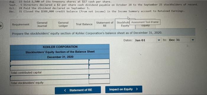 its treasury shares at $24 cash per share. 22 Sold 2,500 of