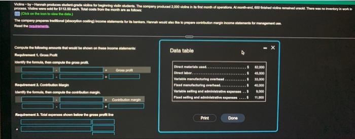 2. Contribution Margin Identify the formula, then compute the contribution margin Contribution