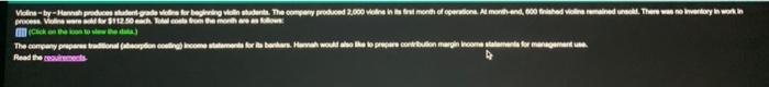 Compute the following amounts that would be shown on these income statements