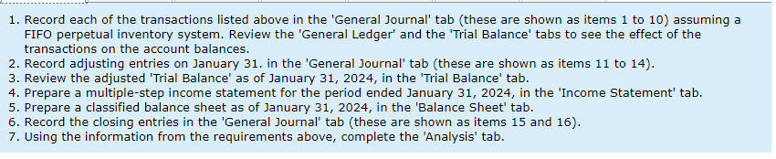 6-5, 6-6, 6- 7) (GL) On January 1, 2024, the general ledger