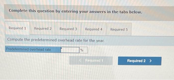 of Goods Manufactured; Overhead Analysis [LO3-3, LO3-4] Gitano Products operates a job-order
