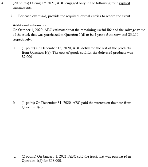 2020 (2021) starts on October 1, 2019 (2020) and ends on September