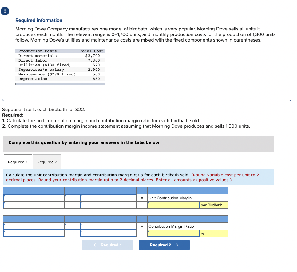 extreme activity points to determine the variable cost per unit. A measure