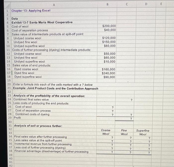 worksheet is to be used to create your own worksheet version of
