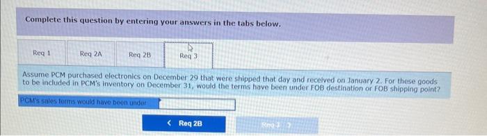 of our businesses have terms where title and risk of loss transfer